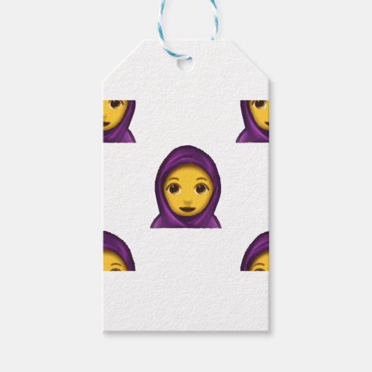 emoji hajib cadeaulabel (Voorkant)