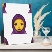 emoji hajib fotoplaat (Zijkant)