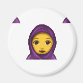 emoji hajib magneet (Voorkant)