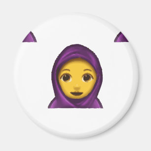 emoji hajib magneet