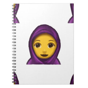emoji hajib notitieboek