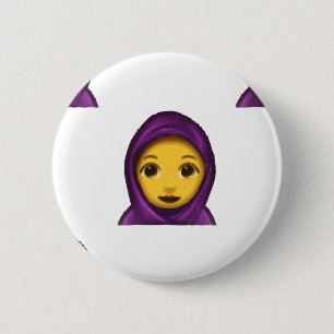 emoji hajib ronde button 5,7 cm