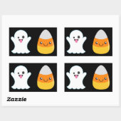 Emoji Halloween Ghost & Candy Corn Stickers (Vel)