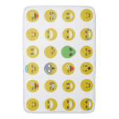 Emoji happy face badmat badmat (Voorkant Verticaal)