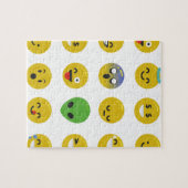 Emoji happy face legpuzzel (Horizontaal)
