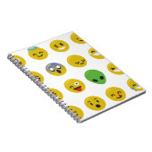 Emoji happy face notitieboek (Rechterzijde)
