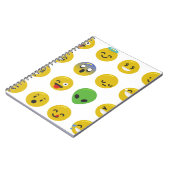 Emoji happy face notitieboek (Linkerzijde)