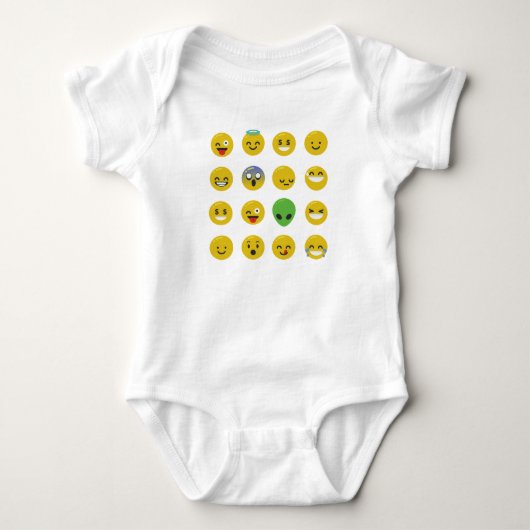 Emoji happy face romper (Voorkant)