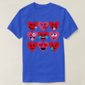 Emoji Harten T-shirt (Design voorkant)
