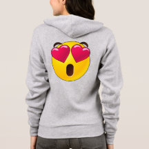 Emoji Heart Eyes Valentijnse  Hoodie