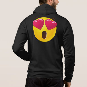 Emoji Heart Eyes Valentijnse  Hoodie