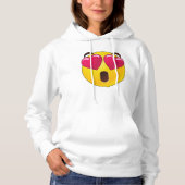 Emoji Heart Eyes Valentijnse  Hoodie (Voorkant)
