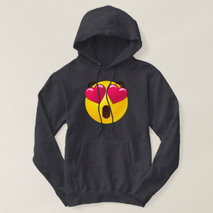 Emoji Heart Eyes Valentijnse  Hoodie