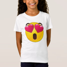 Emoji Heart Eyes Valentijnse T-Shirt