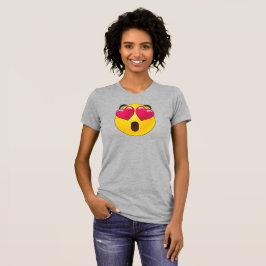 Emoji Heart Eyes Valentijnse T-Shirt