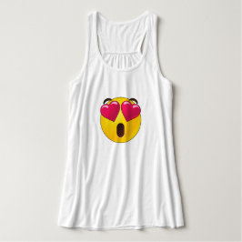 Emoji Heart Eyes Valentijnse Tanktop