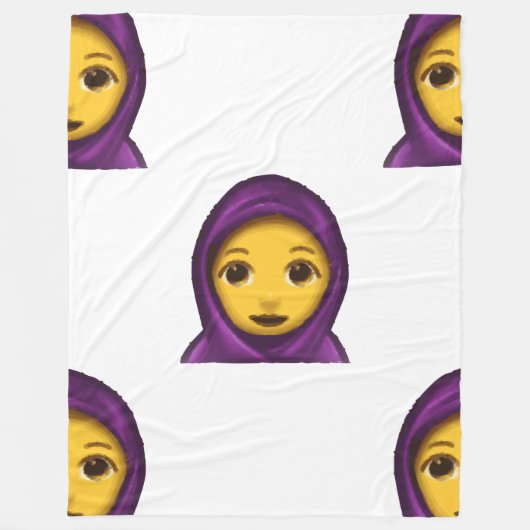 emoji hijab deken (Voorkant)
