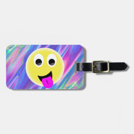 emoji hologram bagagelabel