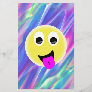 emoji hologram briefpapier