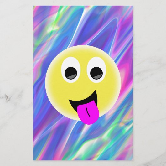 emoji hologram briefpapier (Voorkant)