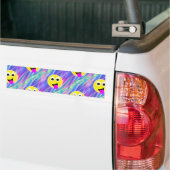 emoji hologram bumpersticker (Op Truck)