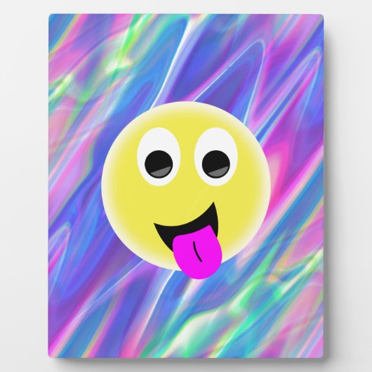 emoji hologram fotoplaat (Voorkant)