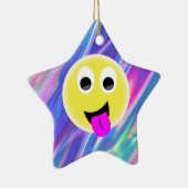 emoji hologram keramisch ornament (Rechts)