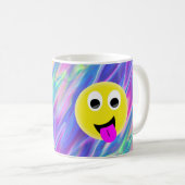 emoji hologram koffiemok (Voorkant rechts)