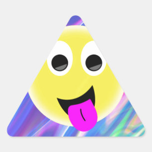 emoji hologram sticker