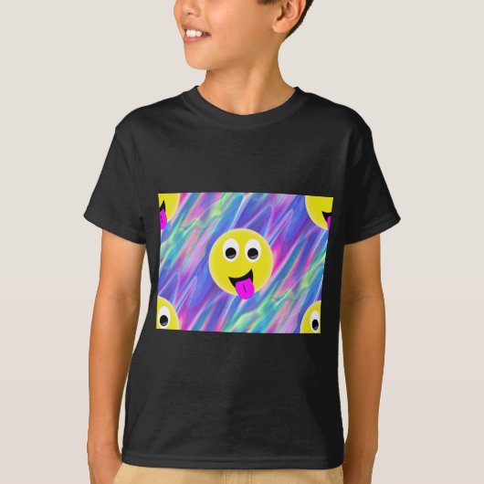 emoji hologram t-shirt (Voorkant)