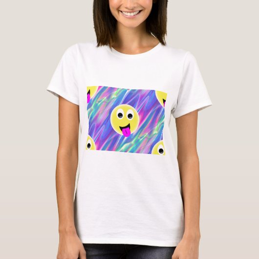 emoji hologram t-shirt (Voorkant)