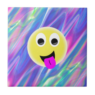emoji hologram tegeltje