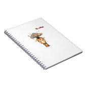 Emoji hoofd exploderende giraffe gezicht notitieboek (Rechterzijde)
