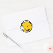 Emoji Hoofdtelefoon Sticker (Envelop)