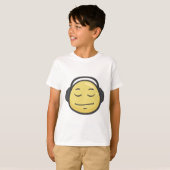 Emoji: Hoofdtelefoon T-shirt (Voorkant volledig)