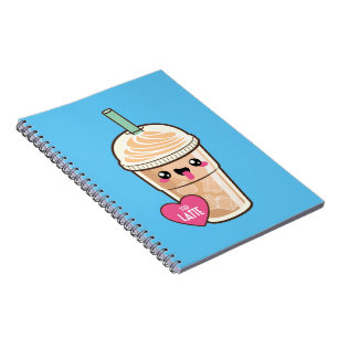 Emoji Iced Latte Notitieboek