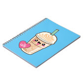 Emoji Iced Latte Notitieboek (Linkerzijde)