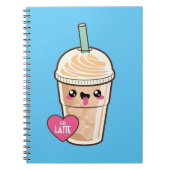 Emoji Iced Latte Notitieboek (Voorkant)