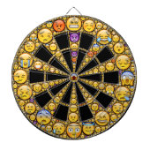 Emoji-ikkerbord Dartbord (Voorkant)