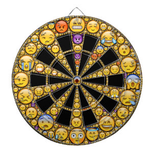 Emoji-ikkerbord Dartbord