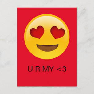 Emoji Je bent mijn hartkaart van valentijnen Feestdagenkaart