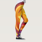 Emoji Joy met sterrenoog Leggings (Rechts)