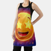 Emoji Joy met sterrenoog Schort (Insitu)