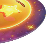 Emoji Joy met sterrenoog Snijplank (Hoek)