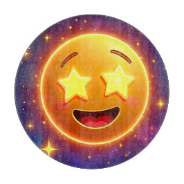 Emoji Joy met sterrenoog Snijplank