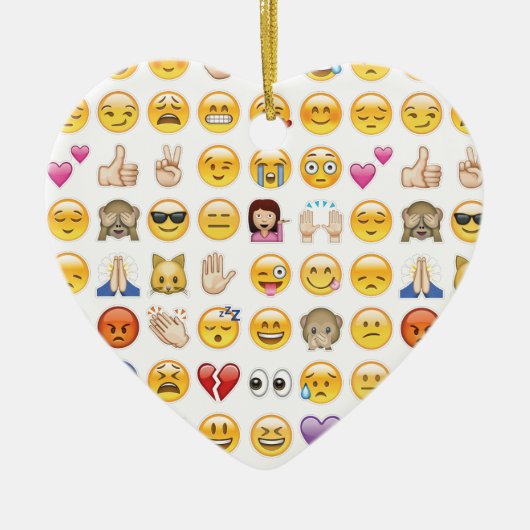 emoji keramisch ornament (Voorkant)