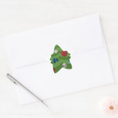 emoji kerstboom ster sticker (Envelop)
