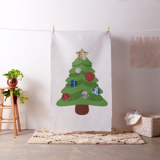 emoji kerstboomstof stof (Voorbeeld)