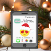 Emoji Kerstfeest Kaart