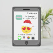 Emoji Kerstfeest Kaart (Staand voorkant)
